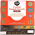 Tota Readymade MDF Rangoli Stencils - Assorted Design 1 pc