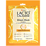 Lacto Calamine Vitamin C Face Sheet Mask - Instant Hydration, Glycolic Acid & D-Panthenol 30 g