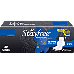 STAYFREE Advanced All Night Ultra-Soft XXL Sanitary Napkins 42 pcs 