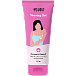 Plush Shaving Gel For Women With Aloe Vera & Vitamin E Extracts, For Normal-Sensitive Skin 100 g