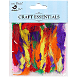 Little Birdie Feathers Assorted - Craft Essentials 90 pcs