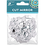Little Birdie Cut Mirror Diamond 2 cm - Unbreakable Reflective Glass 50 g (Approx. 175 pcs)