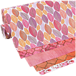 Little Birdie Gift Wraps Fleur Trelli Rosy Notes Rolls 50.8 cm x 76.2 cm 5 Sheets