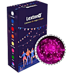 Lexton 40 LED Power Pixel Serial String/Fairy Light - 36 Ft Long, Plug Sourced, Pink 1 pc