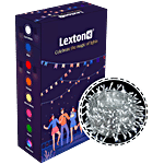 Lexton LED Decorative String Light - 36 Ft Long, Plug Sourced, White 1 pc