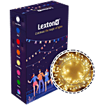 Lexton 40 LED Power Pixel Serial String/Fairy Light - 36 Ft Long, Plug Sourced, Warm White 1 pc