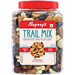 Bagrry's Trail Mix Superfood Health Delight - Premium Nuts, Seeds & Berries Mix 1 kg Jar