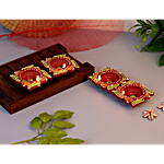 SBE Mud Diya - Assorted Designs 4 pcs