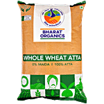 Bharat Organics Whole Wheat Pure Organic Atta 5 kg