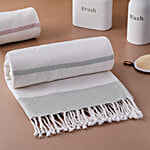 bb home Earth Cotton Bath Towel - Mirage, Sea Foam, 75 cm x 150 cm, Large 1 pc