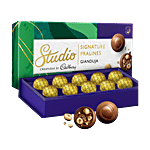 Cadbury Studio Gianduja Hazelnut Signature Pralines Chocolate 130 g (10 x 13 g)