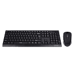Croma Croma 2.4 GHz Wireless Keyboard & Mouse Combo (1000 DPI, Plug & Play, Black) 1 Unit