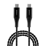 Croma Croma Type C to Type C 3.3 Feet (1M) Cable (Nylon Braided, Grey) 1 Unit
