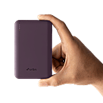 Urbn n 20000 mAh 22.5W Fast Charging Power Bank (2 Type C & 1 Type A Ports, 12 Layers Circuit Protection, Purple) 1 Unit