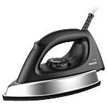 Philips PHILIPS GC181/80 1000 Watts Dry Iron (Ergonomic Grip, Black) 1 Unit