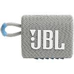 JBL Go 3 Eco 4.2W Portable Bluetooth Speaker (IP67 Water Proof, 5 Hours Playtime, Stereo Channel, White) 1 Unit