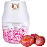 Balzano Chopper Max 30 Watt Electric Vegetable Chopper with 3 Blades (White) 1 Unit