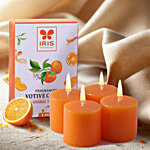Iris Home Fragrances Fragranced Votive Candle - Orange Truffle 1 pc (Set of 6)