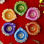 Satvik Clay Diya - Model 2 6 pcs