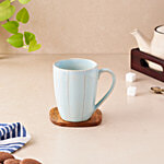 bb home Earth Porcelain Teal Blue Coffee Mug 300 ml