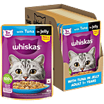 Whiskas Adult Tuna In Jelly Wet Cat Food - 1+ Years 1.12 kg (14 x 80 g)