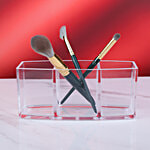 DP Acrylic Cosmetic Organiser Storage Box 18 x 7 x 9 cm 1 pc