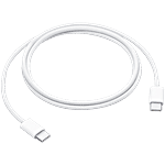 Apple MW493ZM/A Type C to Type C 3.2 Feet (1M) Charging Cable (Woven Design, White) 1 Unit