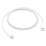 Apple Apple  MW493ZM/A Type C to Type C 3.2 Feet (1M) Charging Cable (Woven Design, White) 1 Unit