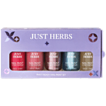Just Herbs Party Ready Nail Paint Set 55 ml (5 pcs x 11 ml each)