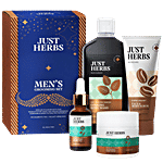 Just Herbs Men's Grooming Set 4 pcs