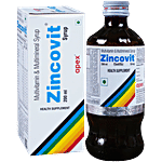 Zincovit Multivitamin & Multimineral Syrup - Helps Build Immunity 200 ml