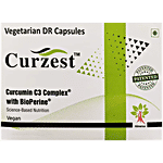 Curzest Vegetarian DR Capsule With Curcumin C3 Complex & BioPerine 10 pcs