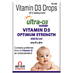 Ultra-D3 400IU Vitamin D3 Cholecalciferol For Strength Oral Drops - Delicious Pineapple 15 ml