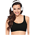 Enamor Black Non Wired Non Padded Sports Bra 1 pc (Size - S)