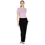 Enamor Jet Black Cotton Lounge Pants 1 pc (Size - S)