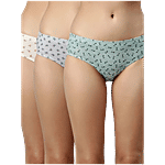 Enamor Multicolour Printed Hipster Panty Set 3 pcs (Size - S)