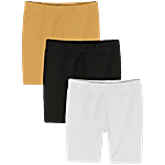 Kiddopanti Kids Multicolour Solid Cycling Shorts 3 pcs (3-4 Years)