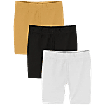 Kiddopanti Kids Multicolour Solid Cycling Shorts 3 pcs (8-10 Years)