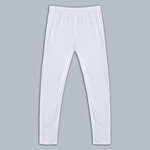 Kiddopanti Kids White Solid Leggings 1 pc (4-6 Years)
