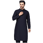 Kisah Blue Regular Fit Kurta 1 pc (Size - M)