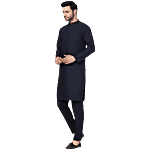 Kisah Blue Regular Fit Kurta 1 pc (Size - XL)