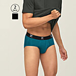 XYXX Black & Deep Sea Textured Briefs 2 pcs (Size - XL)