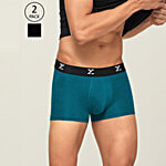 XYXX Black & Deep Sea Textured Trunks 2 pcs (Size - L)