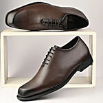 Hoversole Men's Warren Brown Oxford Shoes 1 Pair (EURO-41/UK-7)