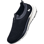 Neeman's Men's Grip Fit Black Walking Shoes 1 Pair (UK/IND-6)