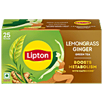 Lipton Lemongrass Ginger Green Tea 32.5 g (25 Bags x 1.3 g)