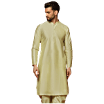 Kisah Men Green Solid Kurta 1 pc (Size - L)