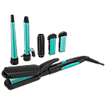 Havells HAVELLS HC4045 5-in-1 Hair Styler with Ceramic Coating Technology (Cool Insulated Tip, Blue & Black) 1 Unit