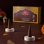 Daivya Sparsh by bigbasket Charcoal Free Gulmohar Premium Dhoop Cones 50 pcs