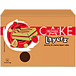 Britannia Layerz Jammy & Creme Layer Cake 144 g (6 pcs x 24 g each)